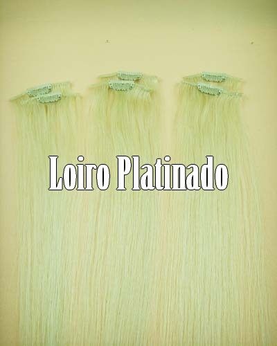 Aplique de tic tac Loiro platinado 50 cm